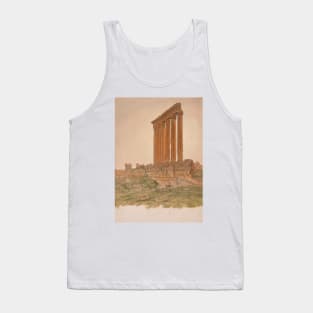 Ruins of the Temple of Zeus, Baalbek by Frederic Edwin Church Tank Top